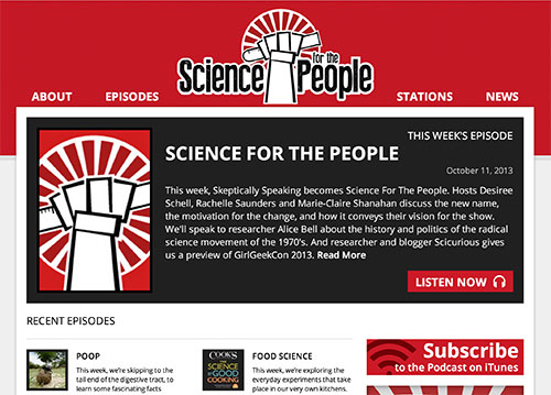 Science for the People website